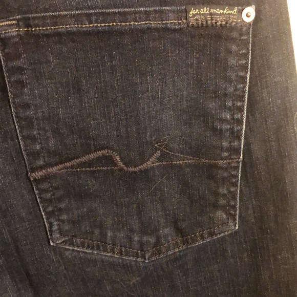 7 For all Mankind Men’s Slimmy Jeans- dark wash 36” waist - Picture 8 of 8